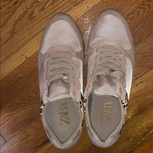 Zara platform sneakers